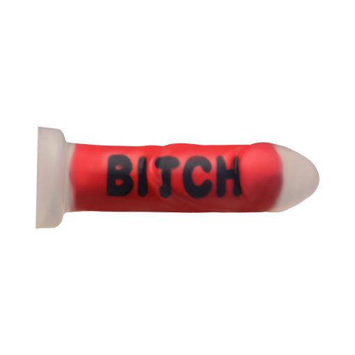 Master Series Bitch Silicone Dildo – Thick Ribbed Dildo with Suction Cup - Image 7
