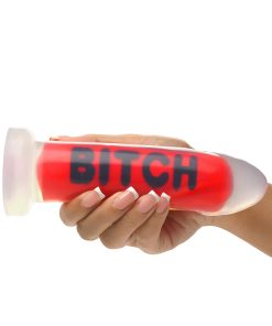 Master Series Bitch Silicone Dildo – Thick Ribbed Dildo with Suction Cup