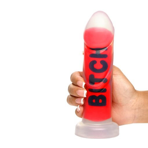 Master Series Bitch Silicone Dildo – Thick Ribbed Dildo with Suction Cup - Image 9
