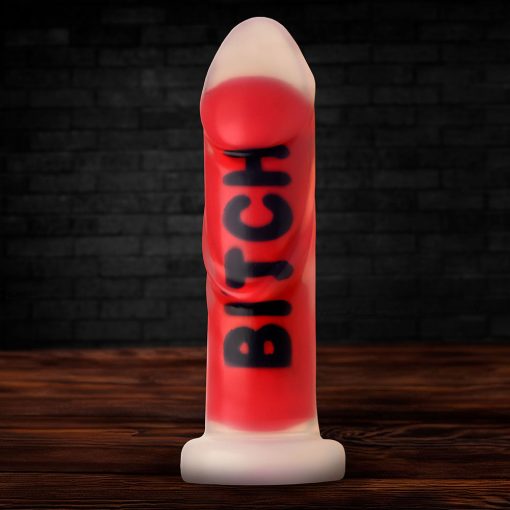 Master Series Bitch Silicone Dildo – Thick Ribbed Dildo with Suction Cup - Image 10