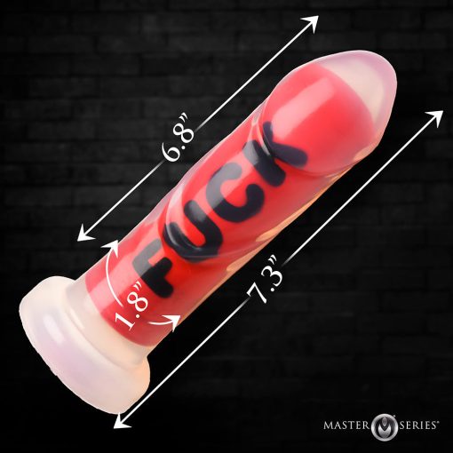 Master Series Fuck Silicone Dildo - Image 12