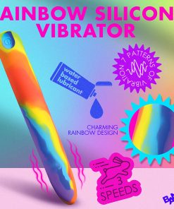 Bang! Rainbow Silicone Vibrator