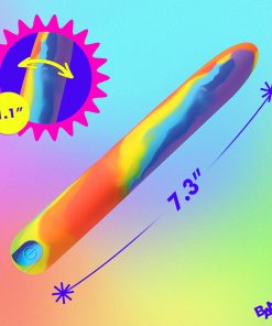 Bang! Rainbow Silicone Vibrator