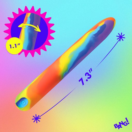 Bang! Rainbow Silicone Vibrator - Image 11