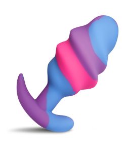 Creature Cocks Unicorn Swirl Silicone Butt Plug L