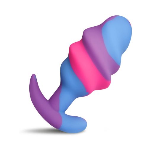 Creature Cocks Unicorn Swirl Silicone Butt Plug L - Image 2
