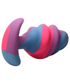 Creature Cocks Unicorn Swirl Silicone Butt Plug L