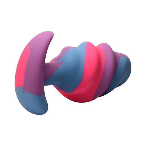 Creature Cocks Unicorn Swirl Silicone Butt Plug L - Image 3