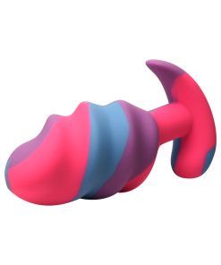 Creature Cocks Unicorn Swirl Silicone Butt Plug L