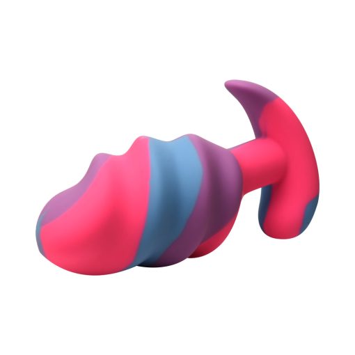 Creature Cocks Unicorn Swirl Silicone Butt Plug L - Image 4