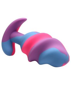 Creature Cocks Unicorn Swirl Silicone Butt Plug L