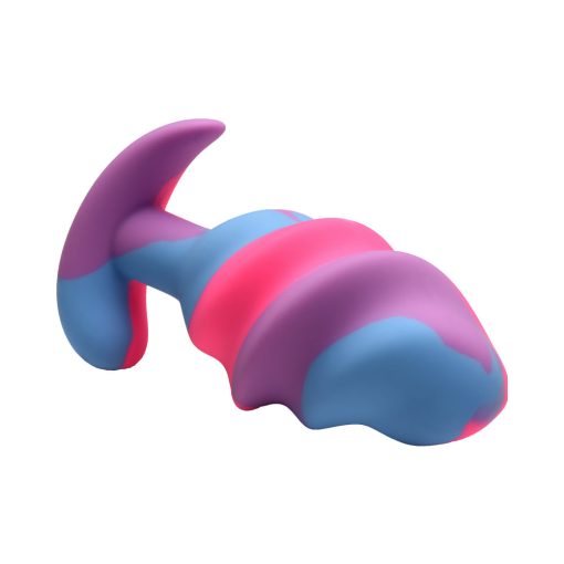 Creature Cocks Unicorn Swirl Silicone Butt Plug L - Image 5
