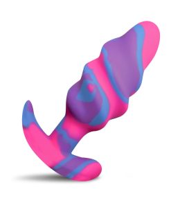 Creature Cocks Unicorn Swirl Silicone Butt Plug M