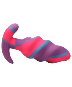 Creature Cocks Unicorn Swirl Silicone Butt Plug M