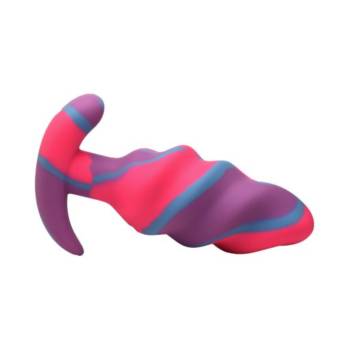 Creature Cocks Unicorn Swirl Silicone Butt Plug M - Image 3