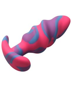 Creature Cocks Unicorn Swirl Silicone Butt Plug M