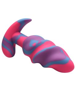 Creature Cocks Unicorn Swirl Silicone Butt Plug M
