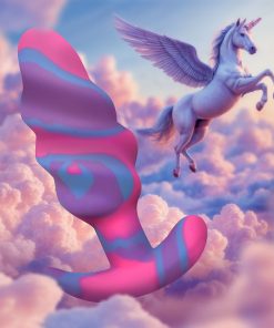 Creature Cocks Unicorn Swirl Silicone Butt Plug M