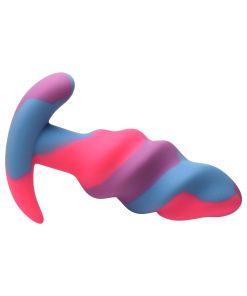 Creature Cocks Unicorn Swirl Silicone Butt Plug S