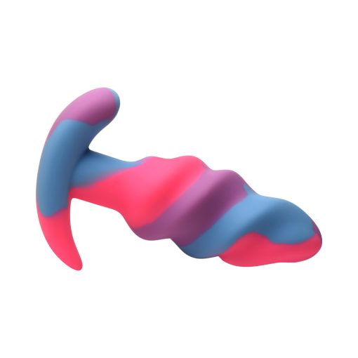 Creature Cocks Unicorn Swirl Silicone Butt Plug S - Image 3