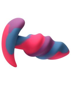 Creature Cocks Unicorn Swirl Silicone Butt Plug S