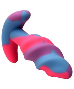 Creature Cocks Unicorn Swirl Silicone Butt Plug S