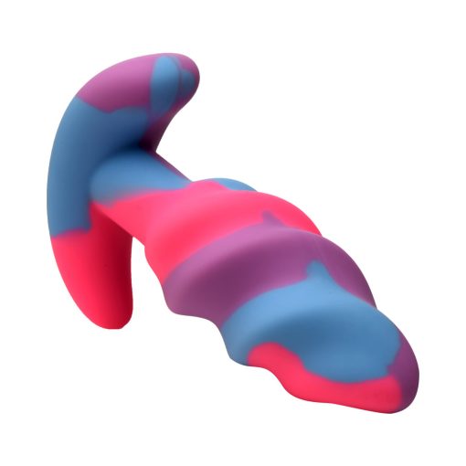 Creature Cocks Unicorn Swirl Silicone Butt Plug S - Image 5