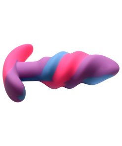 Creature Cocks Unicorn Swirl Silicone Butt Plug S