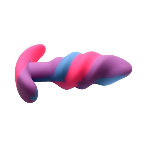 Creature Cocks Unicorn Swirl Silicone Butt Plug S - Image 6