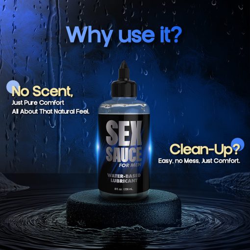 Naughty Jane'S Sex Sauce For Men Water-Based Lubricant 16 Oz. - Image 7