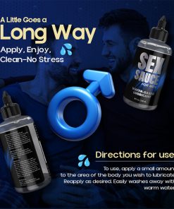 Naughty Jane'S Sex Sauce For Men Water-Based Lubricant 16 Oz.