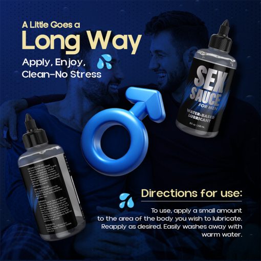Naughty Jane'S Sex Sauce For Men Water-Based Lubricant 16 Oz. - Image 8