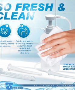 Cleanstream Xl Enema Bottle With 3 Attachments