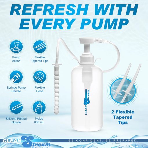 Cleanstream Xl Enema Bottle With 3 Attachments - Image 6