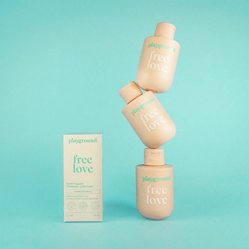 Playground Free Love Extra-Gentle Water-Based Personal Lubricant 3.7 Oz. - Image 2