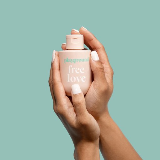 Playground Free Love Extra-Gentle Water-Based Personal Lubricant 3.7 Oz. - Image 4