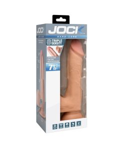 Jock Hard-Core 7.5 In. Triple Density Dildo With Balls