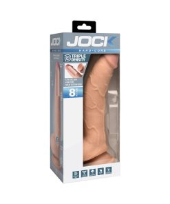 Jock Hard-Core 8 In. Triple Density Dildo With Balls