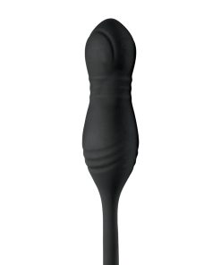 Jock Silicone Vibrating Plug With Cock & Ball Ring And Remote