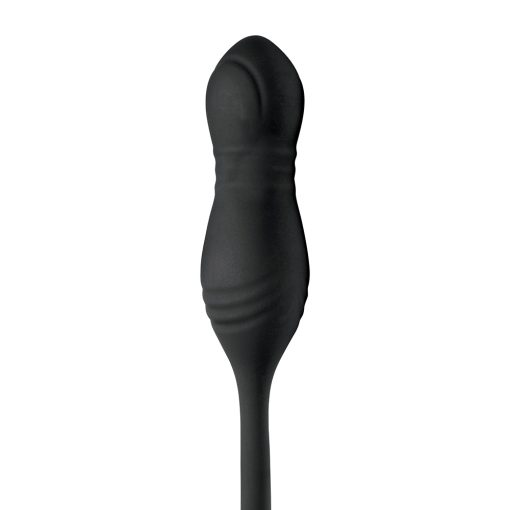 Jock Silicone Vibrating Plug With Cock & Ball Ring And Remote - Image 5