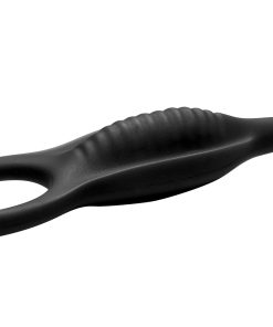 Jock Silicone Vibrating Plug With Cock & Ball Ring And Remote