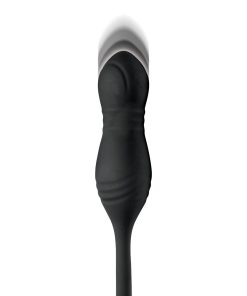 Jock Silicone Vibrating Plug With Cock & Ball Ring And Remote