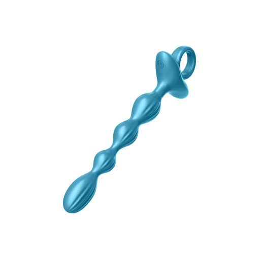 Luv Inc Gr41: Grooved Ring Luv Beads Metallic Blue - Image 3