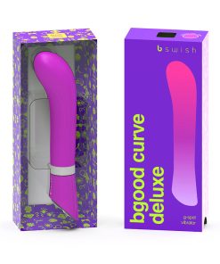 B Swish Bgood Deluxe Curve Vibrator Violet