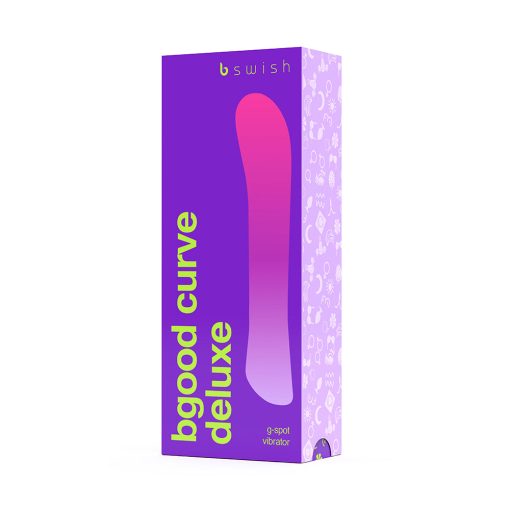 B Swish Bgood Deluxe Curve Vibrator Violet - Image 3