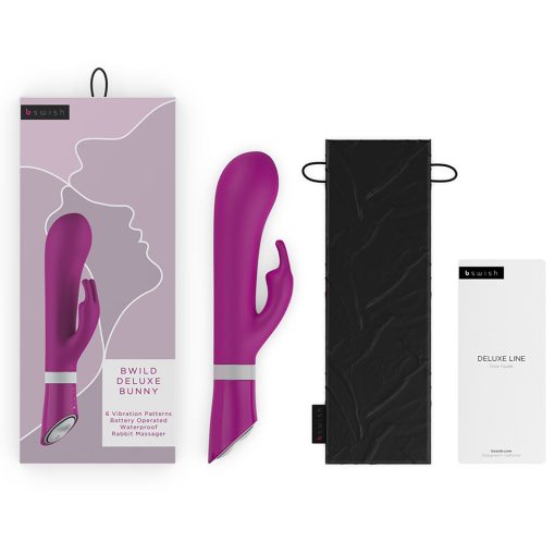 B Swish Bwild Deluxe Bunny Vibrator Raspberry - Image 7