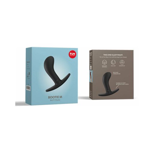 Fun Factory Bootie Butt Plug Medium Black - Image 2