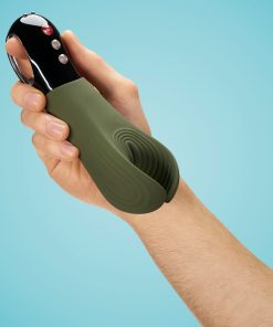 Fun Factory Manta Vibrating Stroker Moss Green