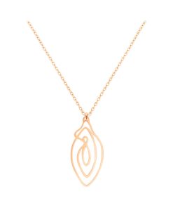 Biird Vulvii Vulva Necklace Rose Gold