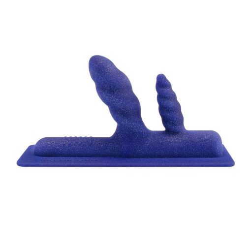 The Unicorn Two-Nicorn Textured Double Penetration Silicone Attachment - Image 2